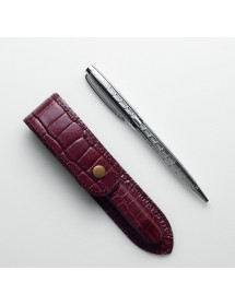 Подарунковий набір Zinger: ручка AWB-LVCC + футляр P3FK bordeaux (zo-GS-2163)