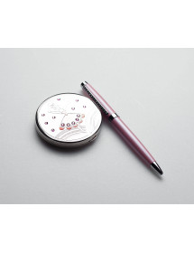 Подарунковий набір Zinger: люстерко; ручка (zo-GSM-02009)